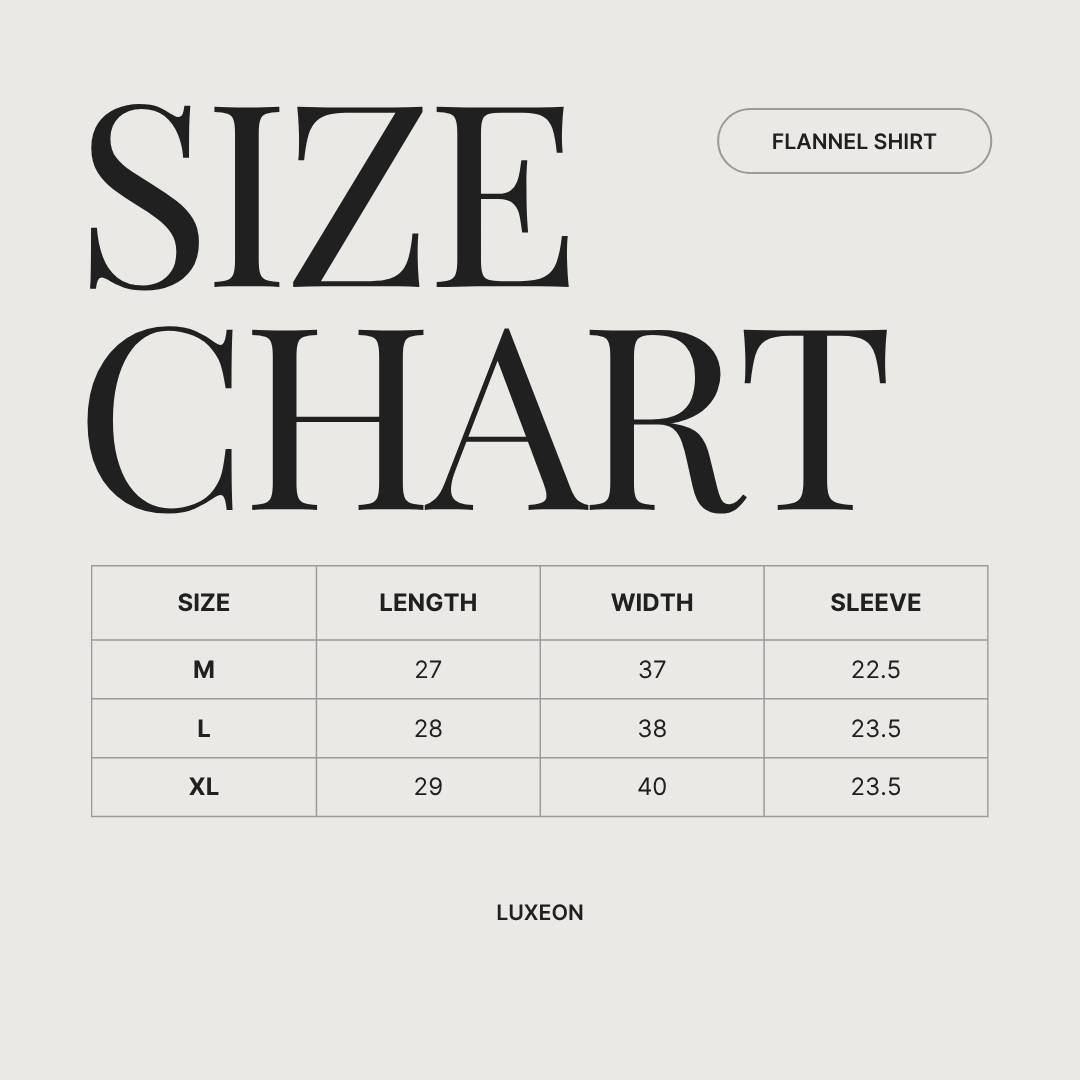 Luxe Flannel Shirt | Black and Offwhite check