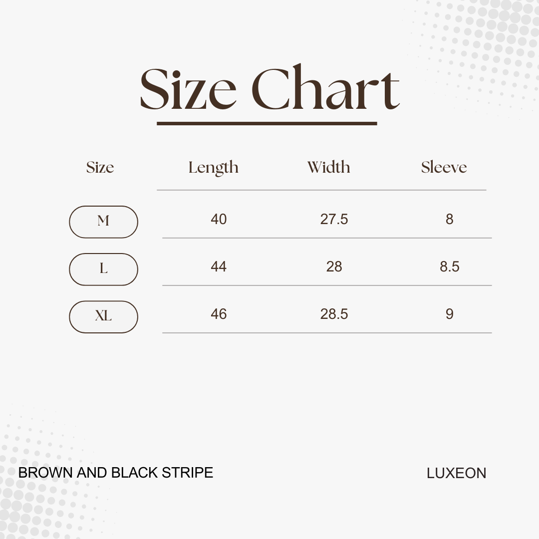 Summer Slay- Brown and black stripe