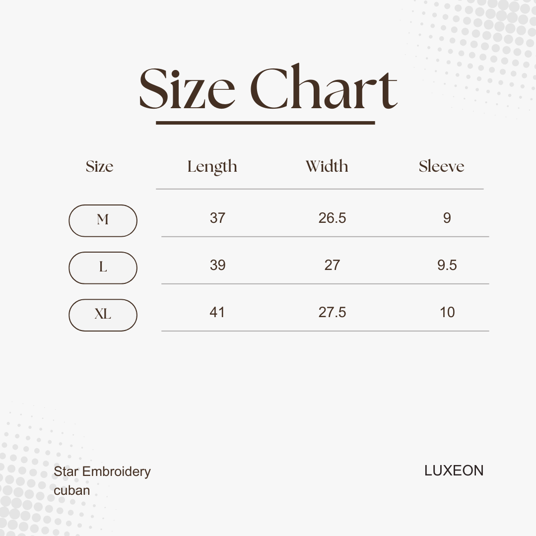 Star Embroidered Cuban | Khaki