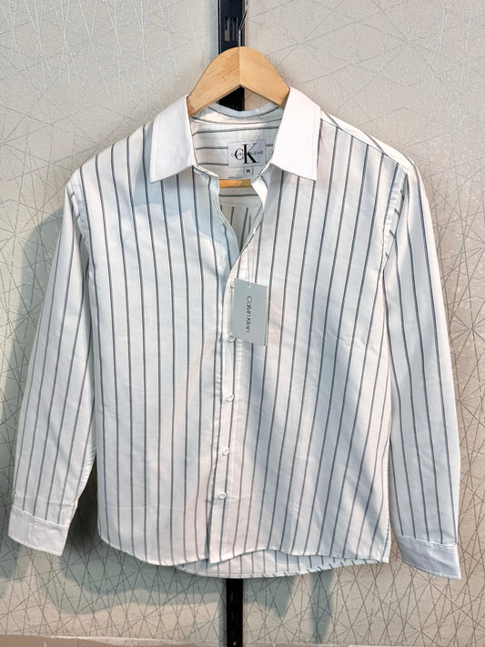 Heritage line series | White and black stripe (contrast collar)