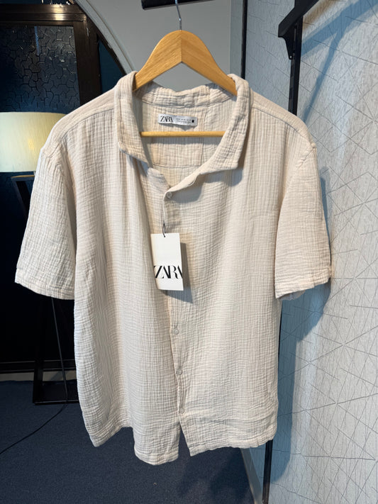 Cotton cuban shirt | Off White