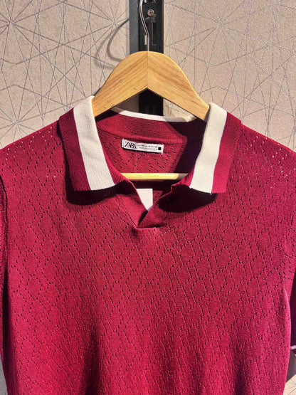The Milano Polo | Deep Red
