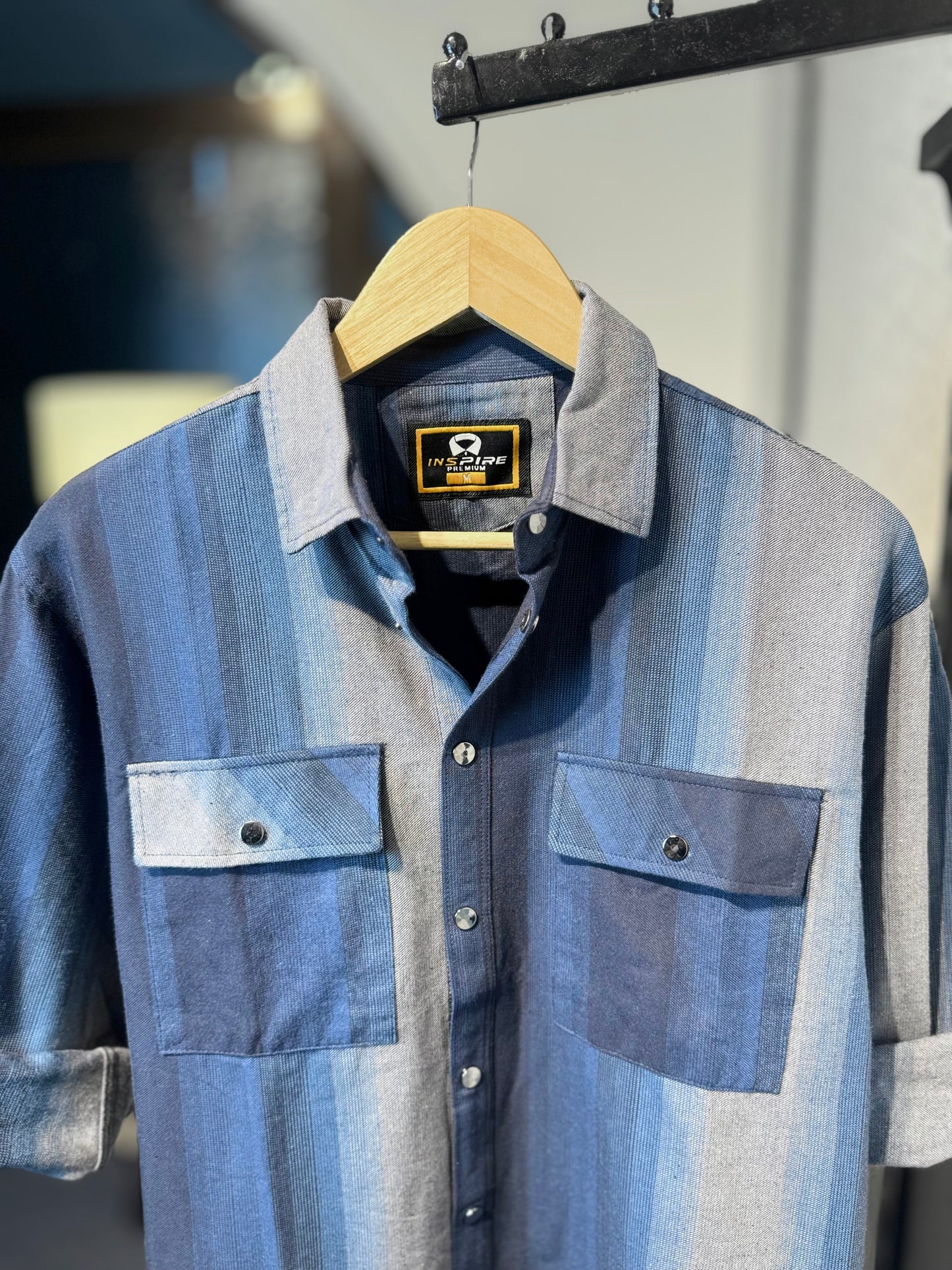 Luxe Flannel Shirt | Blue
