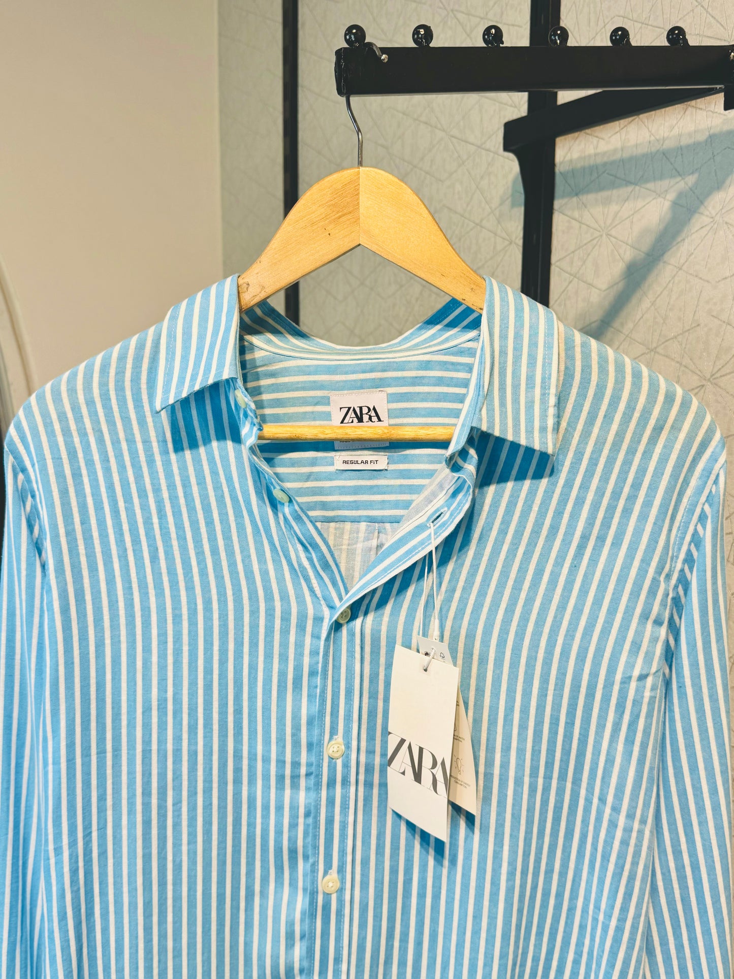 The Belgravia Cut | Celestial Sky Blue Stripe