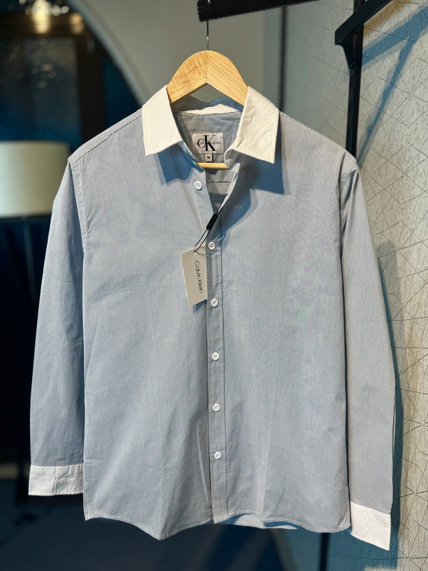 The Belgravia Cut | Pinstripe Blue