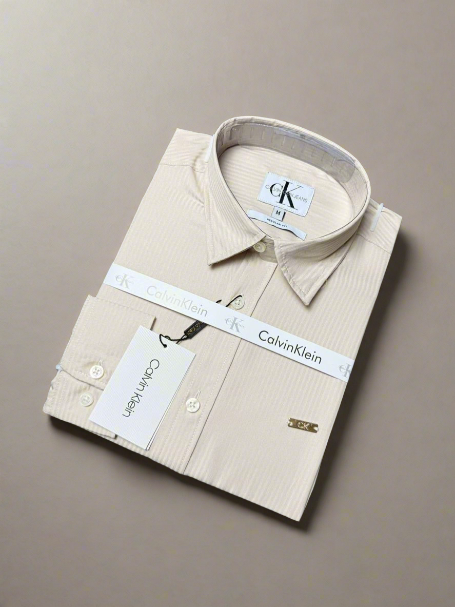 CK Fancy Shirt | Light Cream
