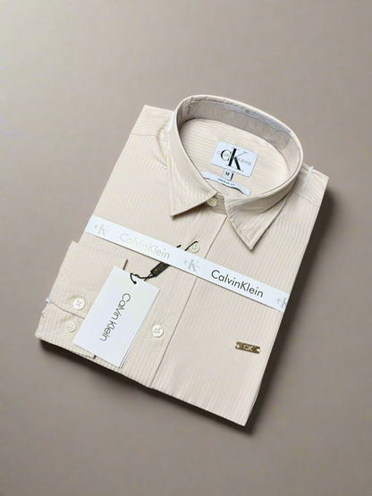 CK Fancy Shirt | Light Cream