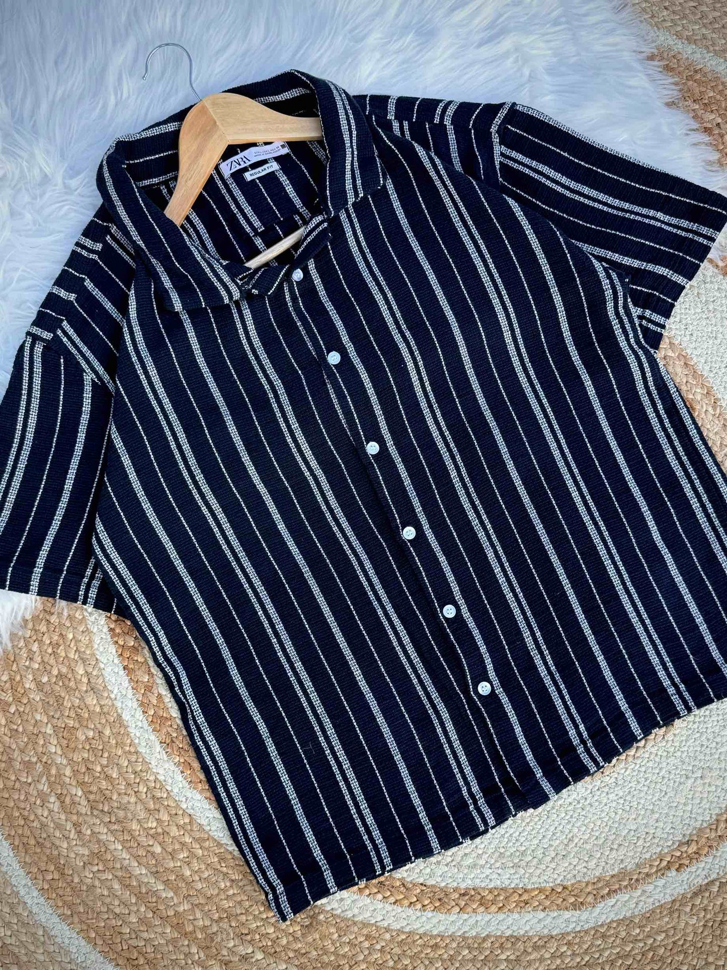 Summer Slay- Nevy blue stripe