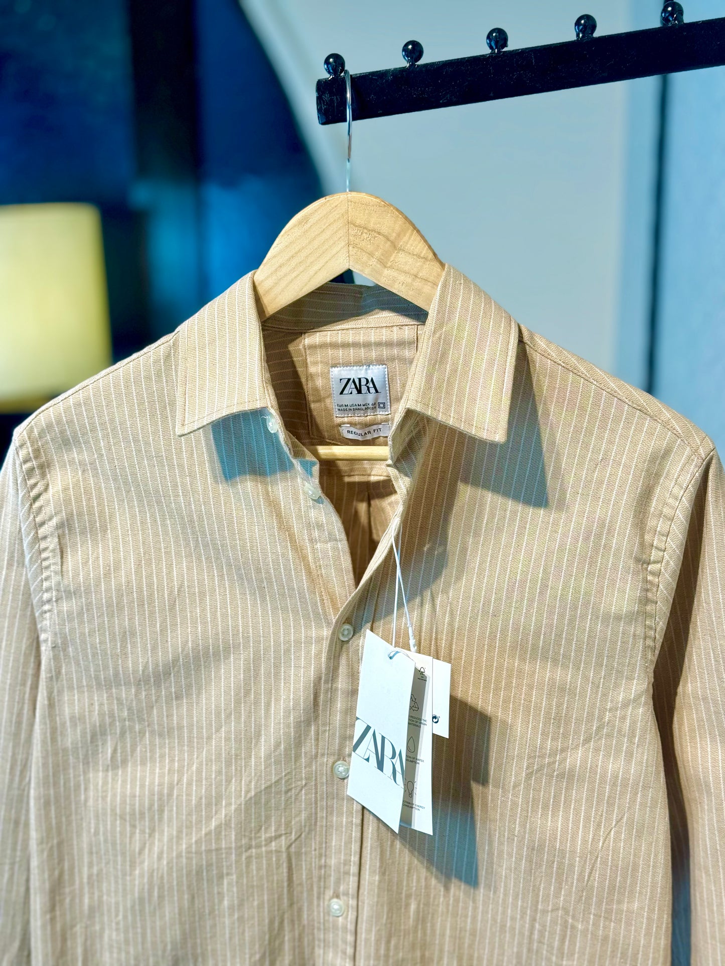 The Belgravia Cut | Vintage khaki Stripe