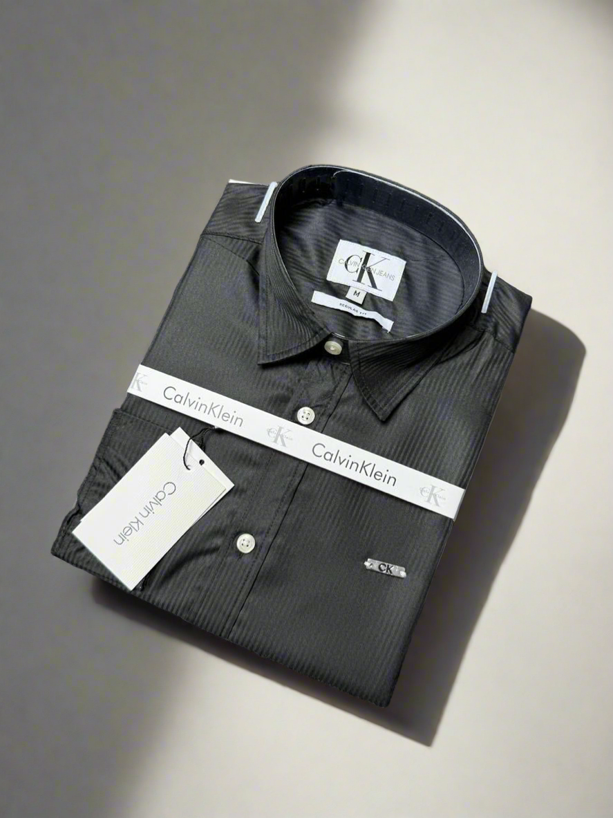 CK Fancy Shirt | Jet Black