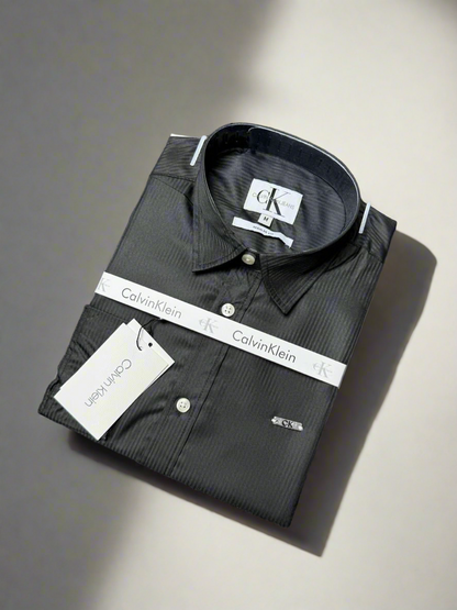 CK Fancy Shirt | Jet Black