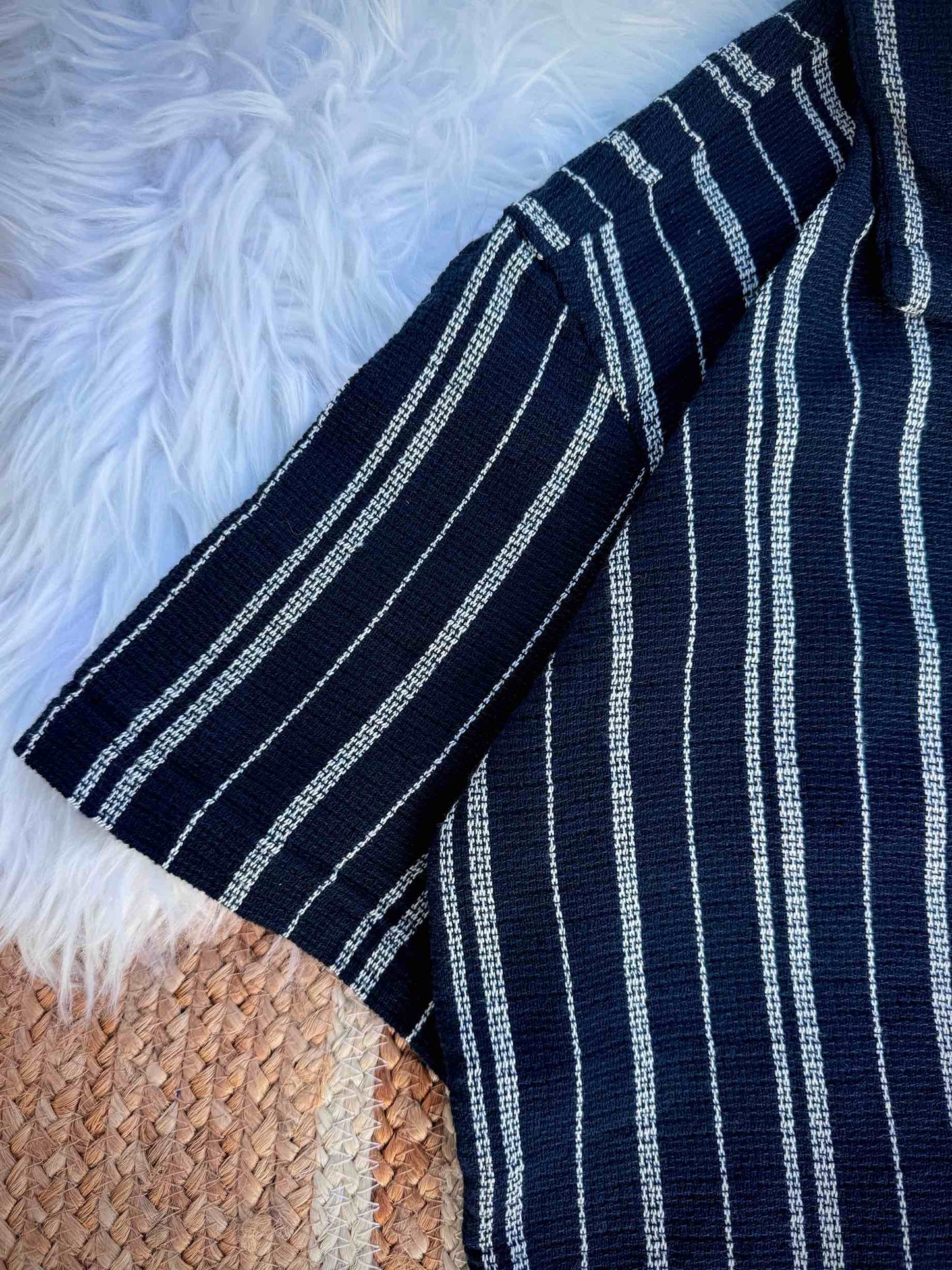 Summer Slay- Nevy blue stripe