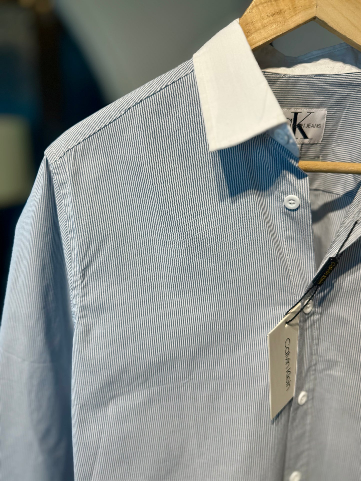 The Belgravia Cut | Pinstripe Blue