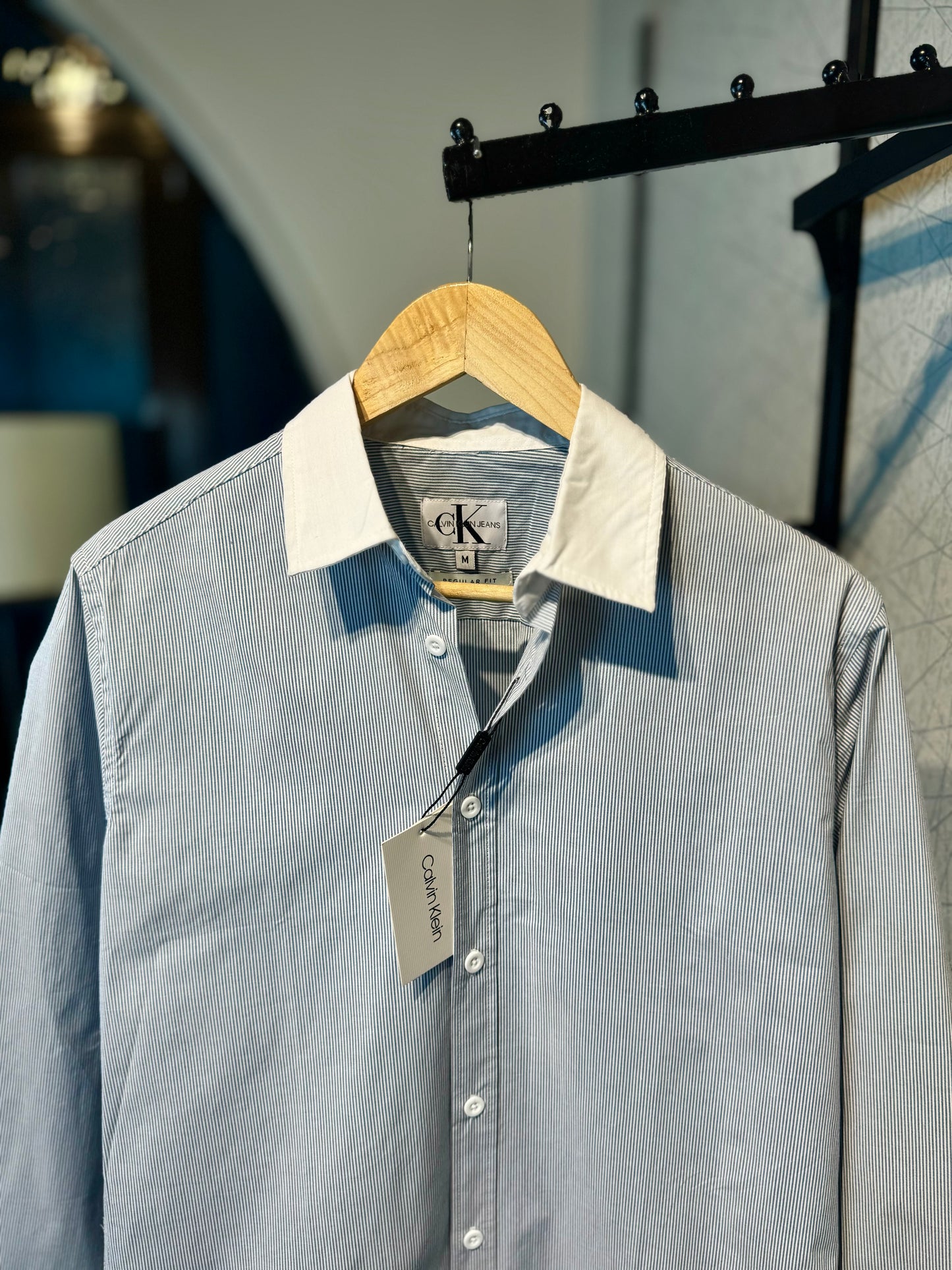 The Belgravia Cut | Pinstripe Blue