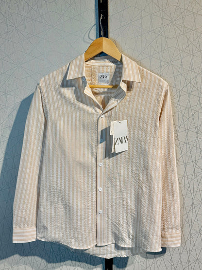 Heritage Line | Light Beige Striped