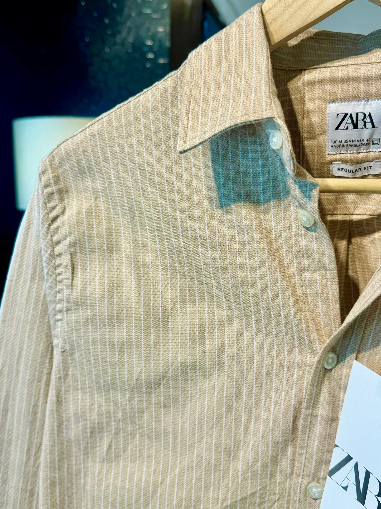 The Belgravia Cut | Vintage khaki Stripe