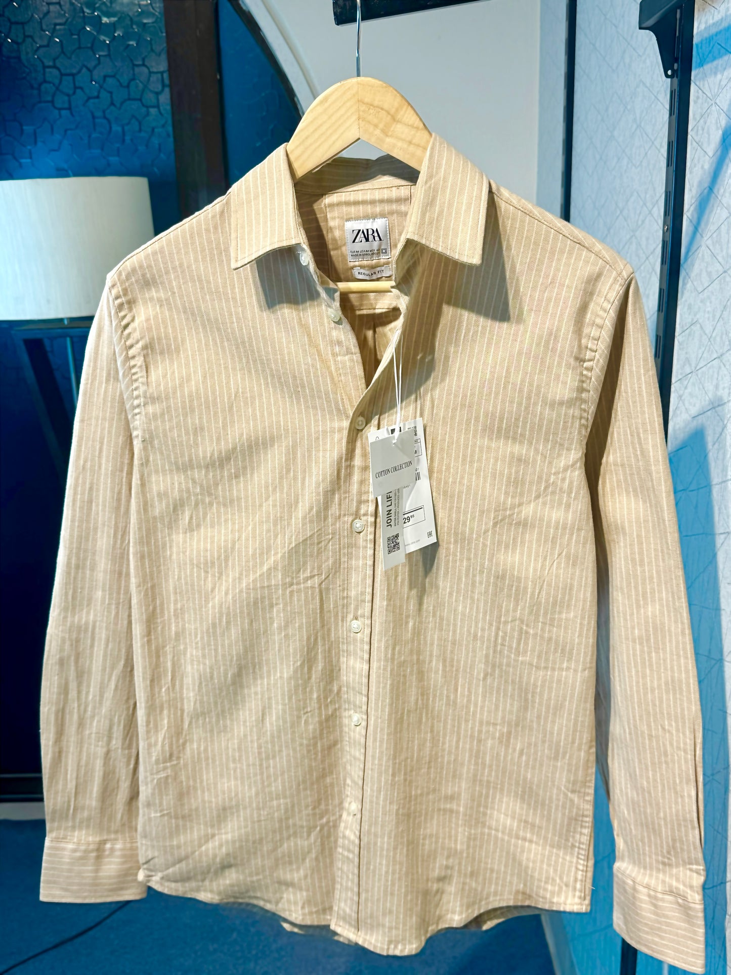 The Belgravia Cut | Vintage khaki Stripe