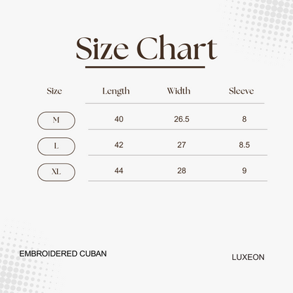 Embroidered Cuban | Black