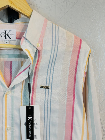 Heritage Line Series | Tropical Stripe White