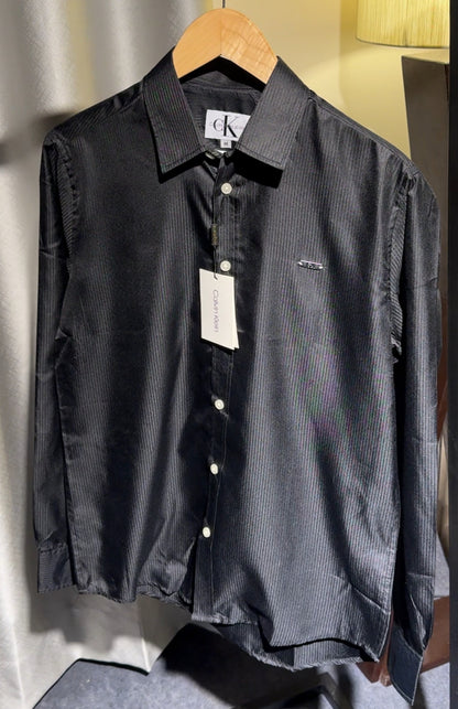 CK Fancy Shirt | Jet Black