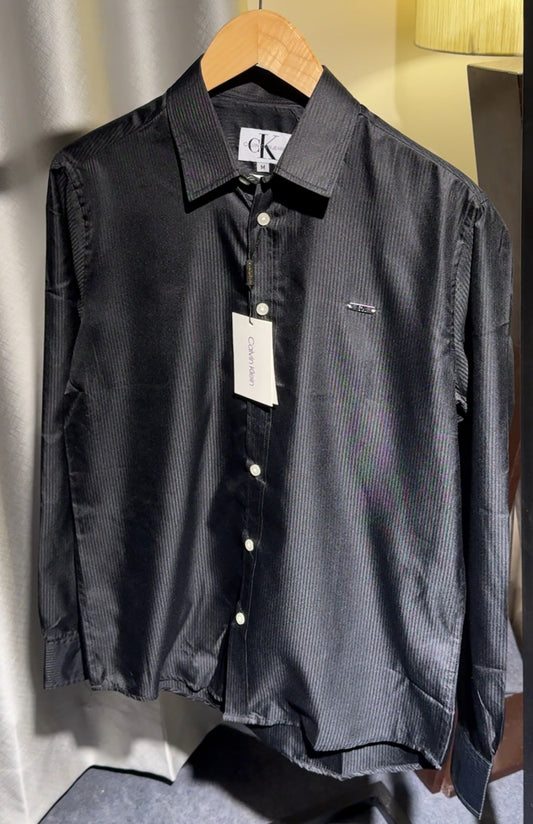 CK Fancy Shirt | Jet Black