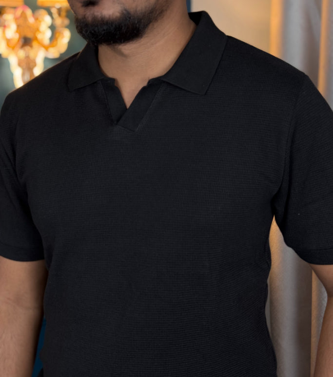 Old money polo | Black