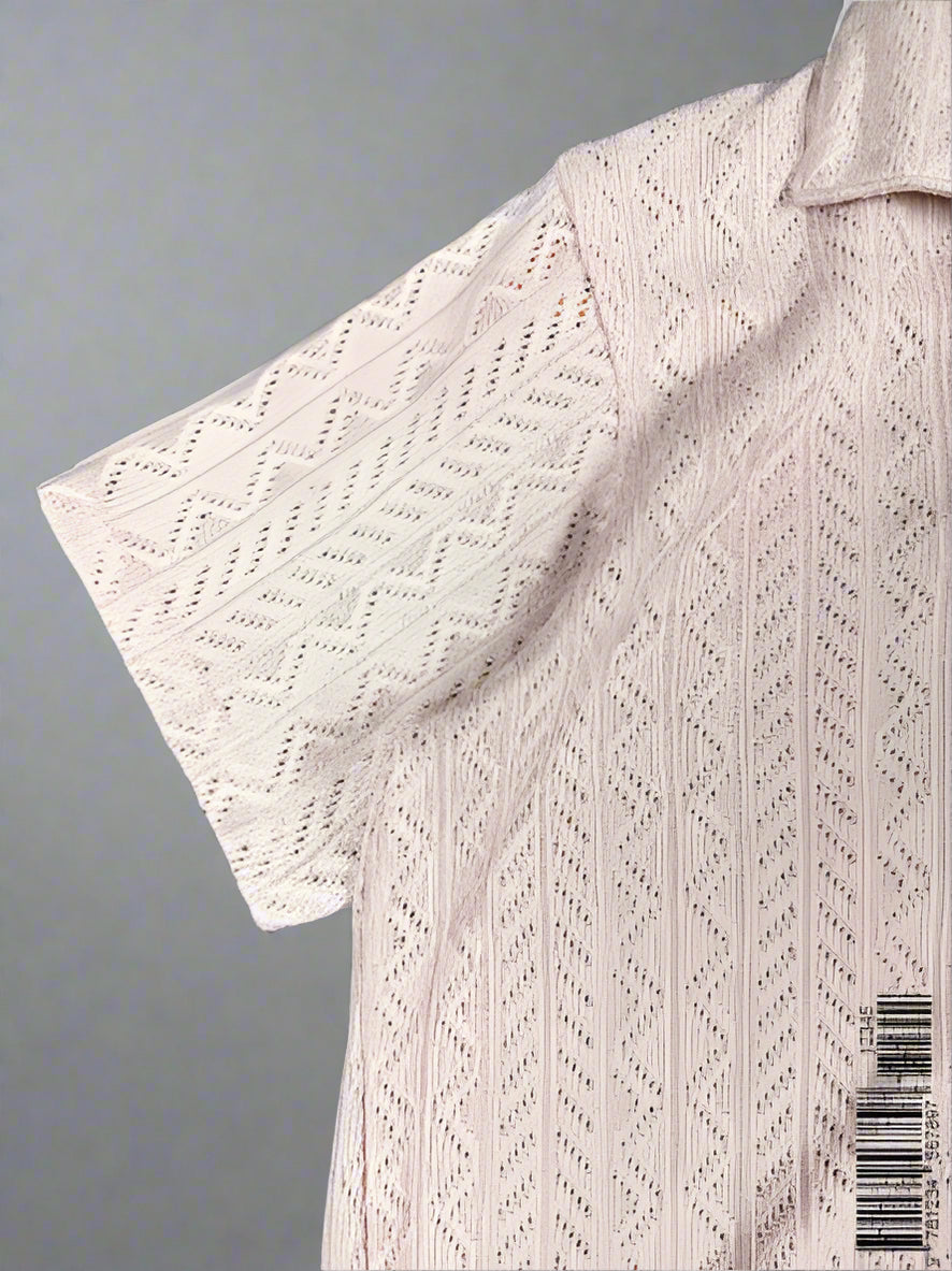 Knitted old money polo | Beige