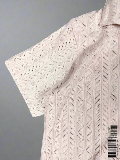 Knitted old money polo | Beige