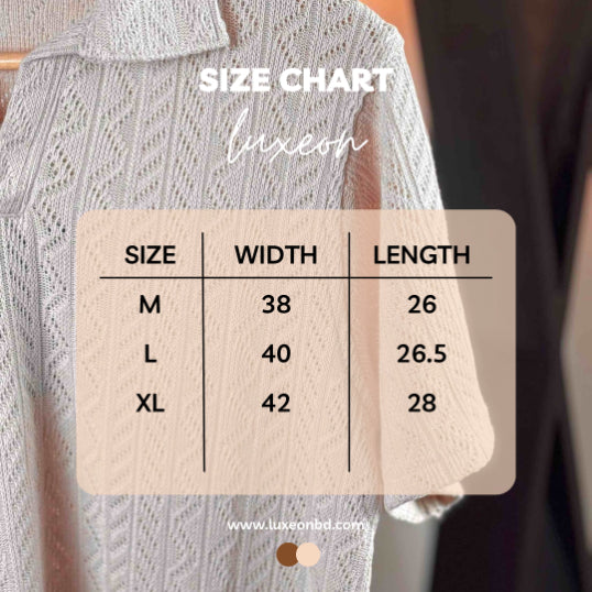 Knitted old money polo | Beige