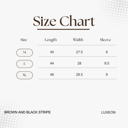 Summer Slay- Brown and black stripe