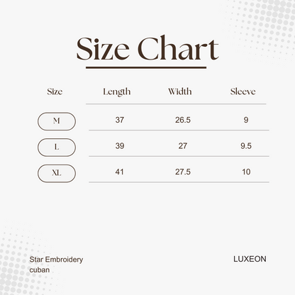 Star Embroidered Cuban | Dark Gray